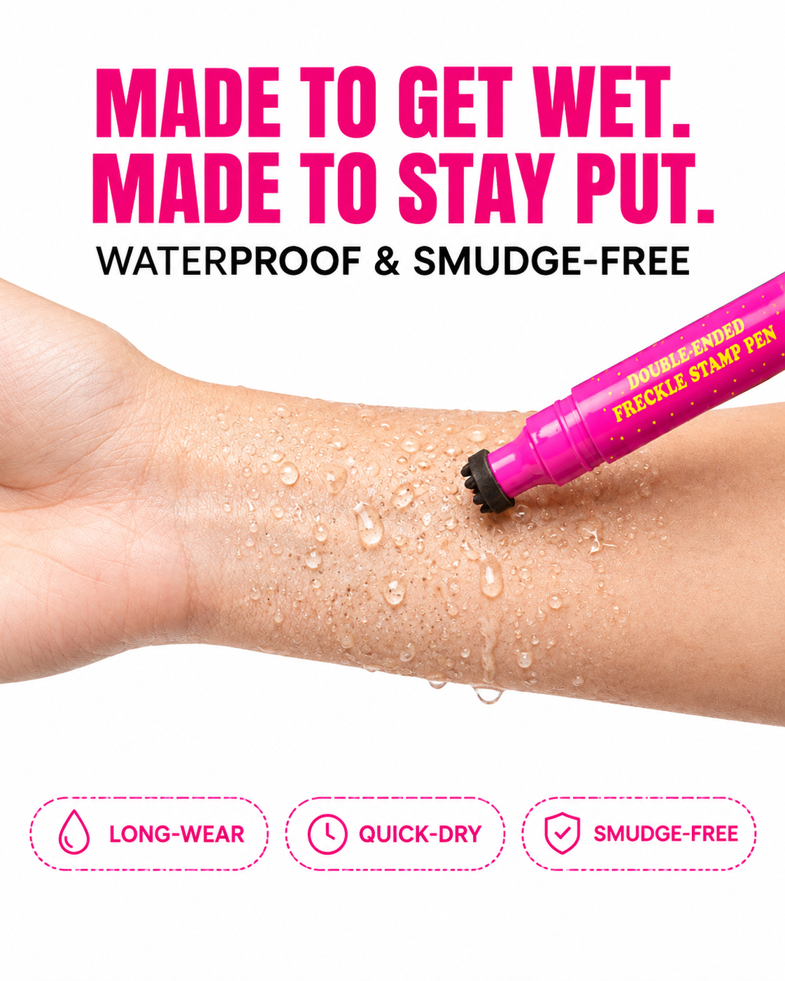 FreckleMuse™ – Waterproof Dual-Ended Freckle Stamp Pen