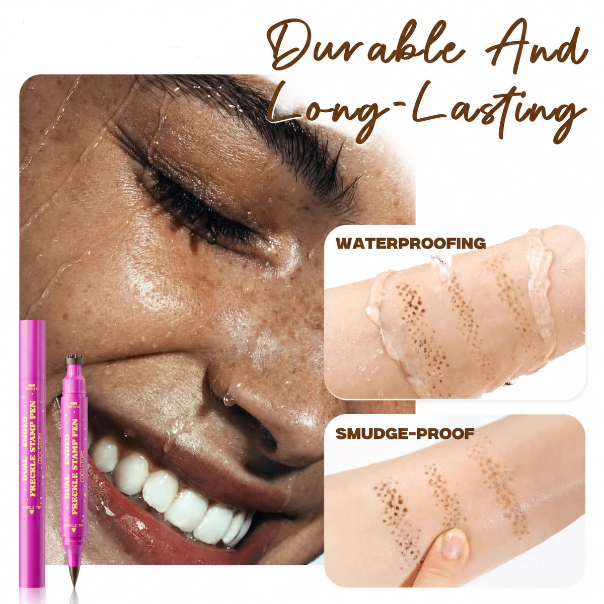 FreckleMuse™ – Waterproof Dual-Ended Freckle Stamp Pen